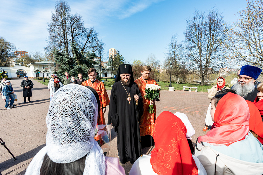 Архиерейское богослужение в Воскресенском храме города Подольска
